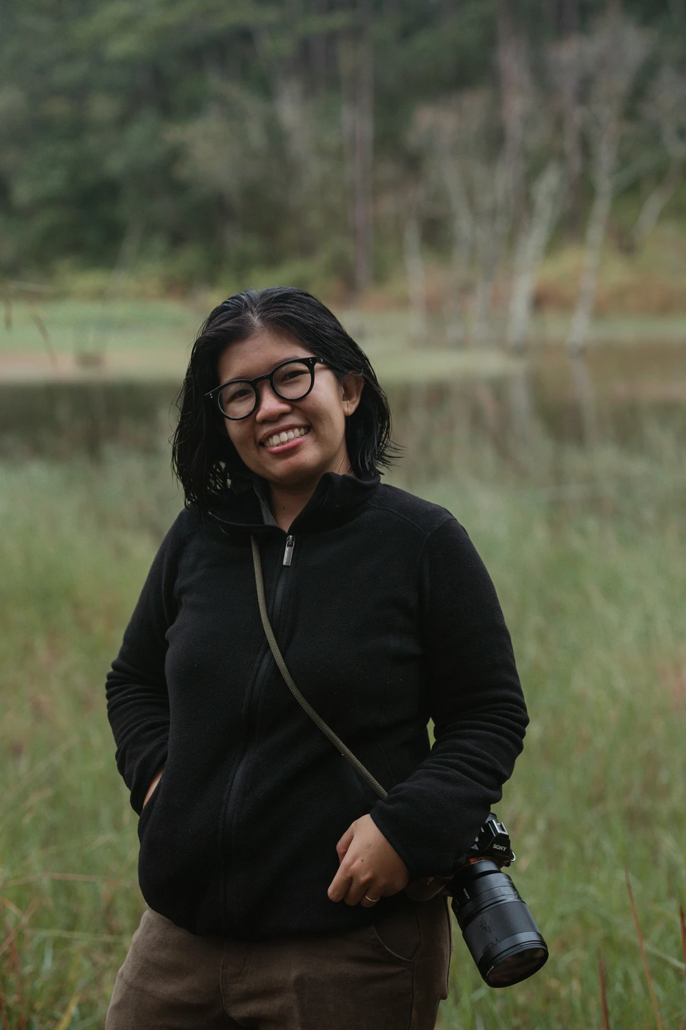 Portrait of Anda, the family photographer in Vietnam